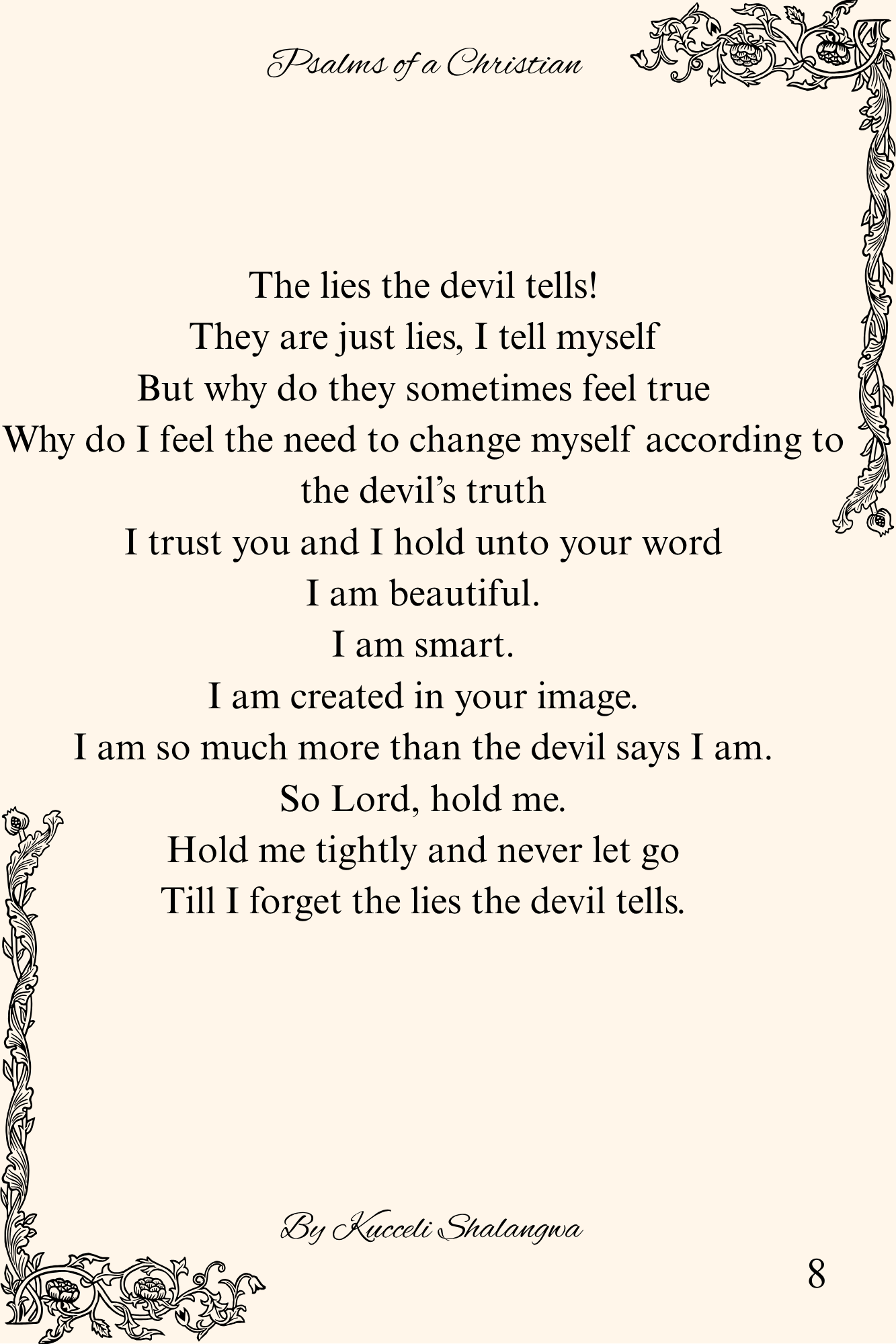 Psalms of a Christian | Faith-Based Poetry eBook (PDF)